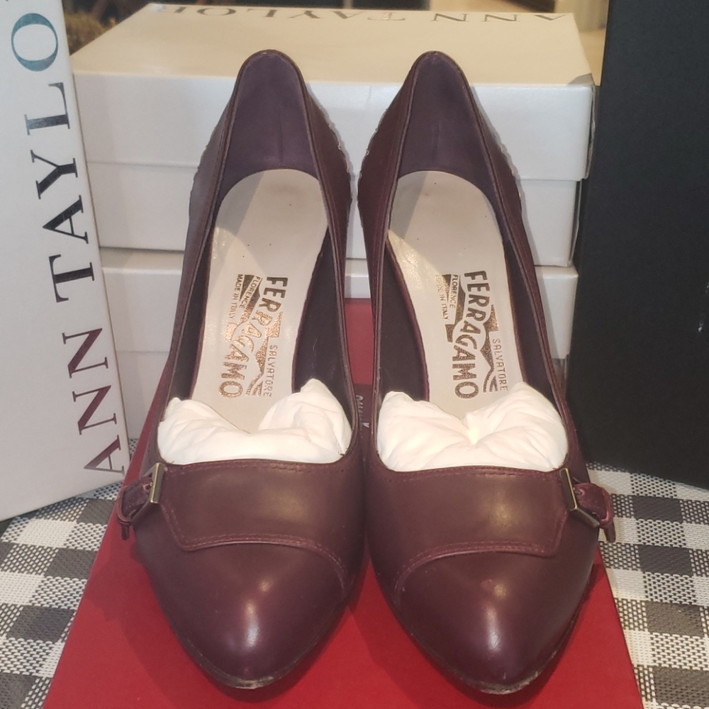 Calf leather designer pumps!